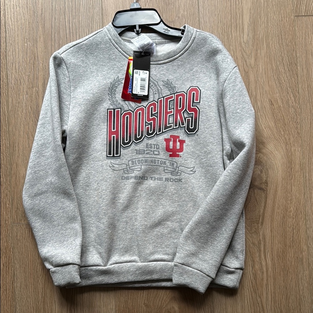 adidas Kids Gray Hoosiers Sweatshirt